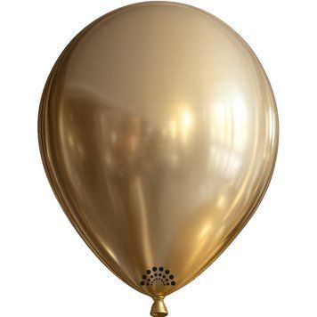 Balloon 12" Gold Brilliance 203 (30 cm) 25 pcs., 25 pcs., 12"/30см., Золото, Helium or air