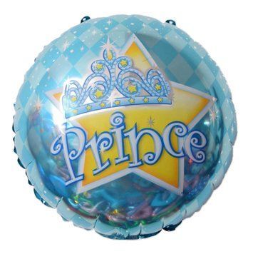 Фольгированный шарик Круг 18" Prince (Китай) 5902806513270 фото