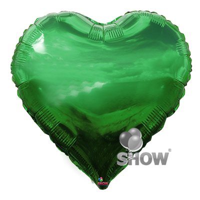 AS-100 Сердце 18" Зеленое (Арт-Шоу) S AS-10015 фото