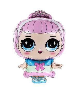 Foil ball Dolls LOL 2 (49*80) (China), 1 шт., Helium or air, L.O.L. Surprise