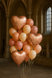 Heart foil ball 19" Rose gold, 1 шт., 19"/47.5см, Rose Gold, Helium or air