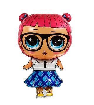 Foil ball Dolls LOL 3 (49*80) (China), 1 шт., Helium or air, L.O.L. Surprise