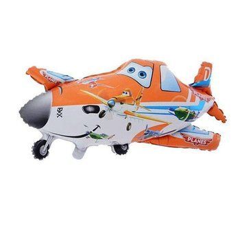 Foil ball Airplane "Pilyuk Vitrogon" (49*75) (China), 1 шт., Helium or air, Cars