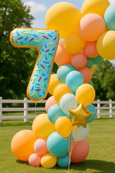 2615 Foil number - 7 (Donuts) (100 cm), Helium or air