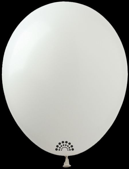 Воздушный шарик 5" Белый 001 (12,5 см) 100 шт. RB5001 фото