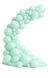 Воздушный шарик 12" Misty Green 081 (30 см) 100 шт. RB12081 фото 4