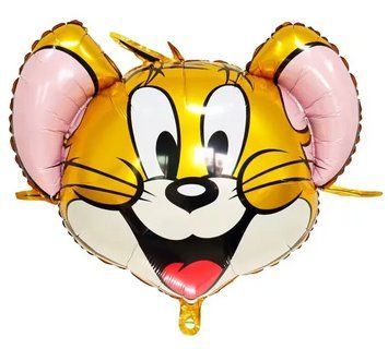 Jerry foil ball "Tom and Jerry" (75*75) (China), 1 шт., Helium or air, Том і Джеррі