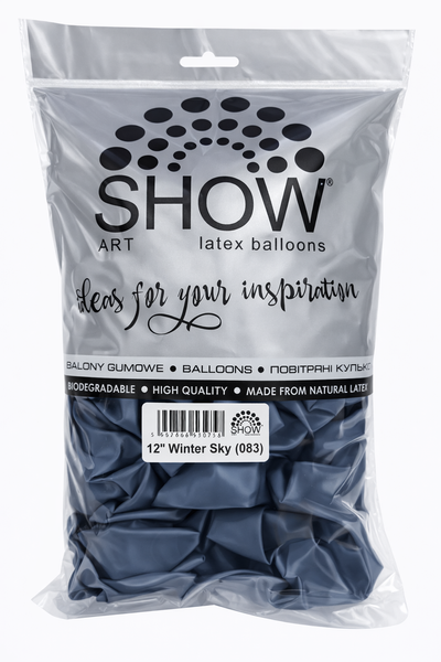 Воздушный шарик 5" Winter Sky 083 (30 см) 100 шт. RB5083 фото