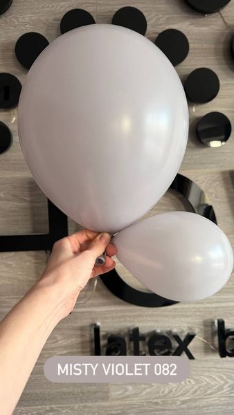Воздушный шарик 12" Misty Violet 082 (30 см) 100 шт. RB12082 фото