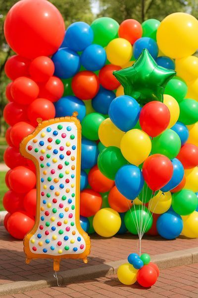 2621 Foil figure - 1 (Donuts) (100 cm), Helium or air