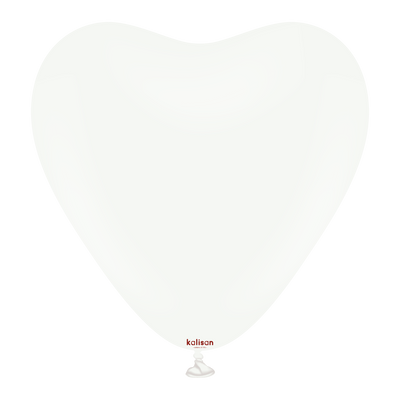 12" Сердце белое (white) 100 шт KLH12-002 фото