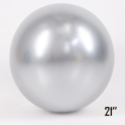 Шар гигант Серебро Brilliance 21" (52,5 см) УЦЕНКА S GB21200S фото