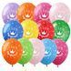 Balloon SDR-65B 12" - Happy Birthday Crown (5th century) 50 pcs., 100 шт., 12"/30см., Assorted pastel, Crown