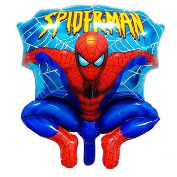 Foil ball Spiderman (53*66) (China), 1 шт., Helium or air, Людина-Павук