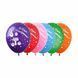 Balloon SDR-123b 12" "Happy Birthday Owl" 50 pcs, 100 шт., 12"/30см., Assorted pastel, Animals