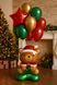 Foil ball Bear in Santa's hat (China), Аir