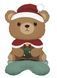 Foil ball Bear in Santa's hat (China), Аir