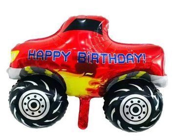 Foil balloon SUV Happy Birthday (75*73) (China), Helium or air, Transport