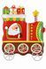 Foil ball Christmas train with Santa 86 x 79.5 cm (China), Helium or air
