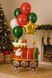 Foil ball Christmas train with Santa 86 x 79.5 cm (China), Helium or air