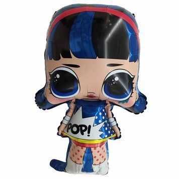 Foil ball Dolls LOL 5 (80*48) (China), 1 шт., Helium or air, L.O.L. Surprise