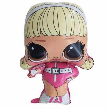 Foil ball LOL Dolls 6 (85*55) (China), 1 шт., Helium or air, L.O.L. Surprise