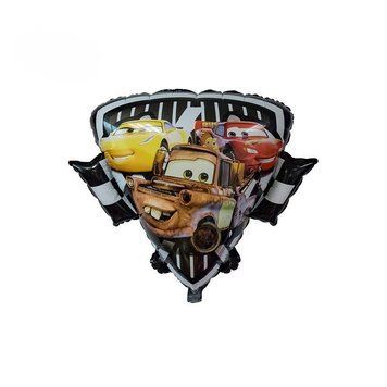 Foil ball 1631 Wheelbarrows team (65*74), 1 шт., Helium or air, Cars