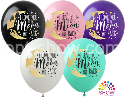 SPR-37 12" - I Love you to the Moon and back (1ст) 50 шт. SPR-37B фото