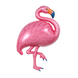 Flamingo foil ball pink (51*105) (China), 1 шт., Helium or air, Дикі тварини