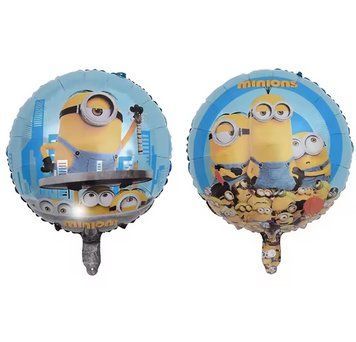 Фольгированный шарик Круг 18" Миньоны 2 (Китай) 5908420526603 фото