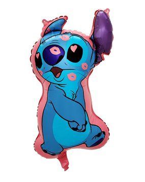 Foil ball Stitch in kisses (44*75) (China), 1 шт., Helium or air, Stitch