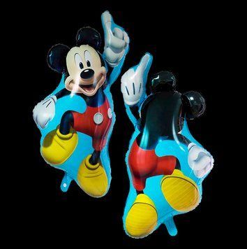 Mickey Mouse foil ball (50*84) (China), 1 шт., Helium or air, Mickey Mouse
