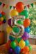Foil number - 5 (white, stars) (100 cm)