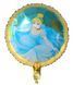Foil Ball Circle 18" Disney Princess 2 (China), 1 шт., 18"/45см., Helium or air
