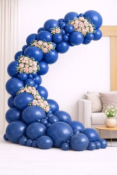 Повітряна кулька 12" Королівський синій 056 (30 см) 50 шт RB1205650 фото