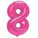 6852 Foil number - 8 (pink) (100 cm), Helium or air