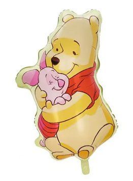 Foil ball 5673 Winnie the Pooh and Piglet (86*56), 1 шт., Helium or air, Winnie the Pooh