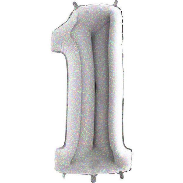 7321 Цифра из фольги - 1 Slim (серебро голография) (100 см) 7321 фото 7321 Цифра из фольги - 1 Slim (серебро голография) (100 см) 7321 фото