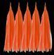 Tassel brush tail for balloons orange (5pcs)