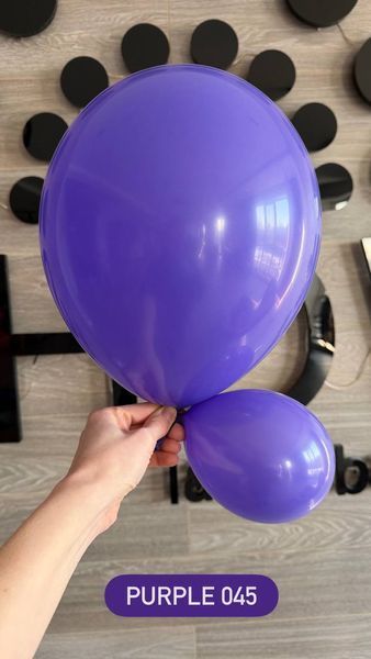 Повітряна кулька 5" Фіолетовий 045 (12,5 см) 100 шт. RB5045 фото