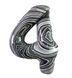 Foil balloon number "4" marble (100 cm), 1 pc., Helium or air