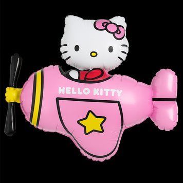 Foil ball Hello Kitty 5902806503653 (86*61) (China) (China), 1 шт., Helium or air, Kuromi