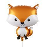 Fox foil ball (48*66) PC (China), 1 шт., Helium or air, Лісові тварини