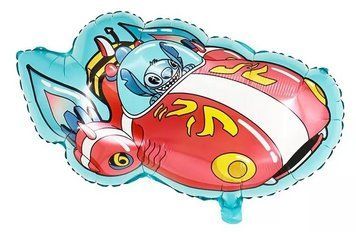 Foil ball 6535 Stitch in the car, 1 шт., Helium or air, Stitch