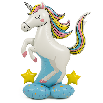 Foil ball 2462 Unicorn 3D (60 cm), 1 шт., Аir, Unicorn