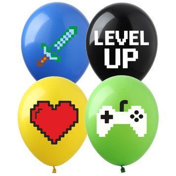 Воздушный шарик DM-32 12" "Level Up" (100 шт) DM-32 фото