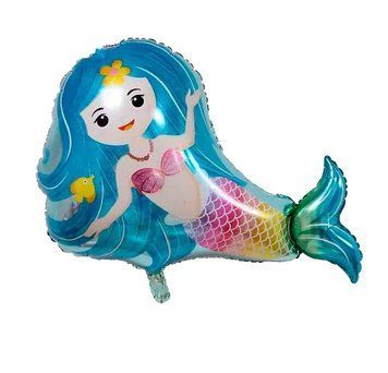 Mermaid foil ball (60*82) (China), 1 шт., Helium or air, The Little Mermaid