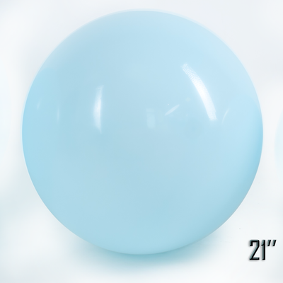 Шар гигант Голубой Макарун 21" (52,5 см) GB21051 фото