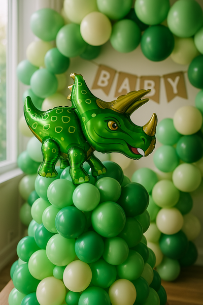 Foil ball 2476 Dinosaur Triceratops 3D (60 cm), 1 шт., Аir, Динозаври