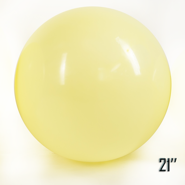 Шар гигант Желтый Макарун 21" (52,5 см) GB21021 фото